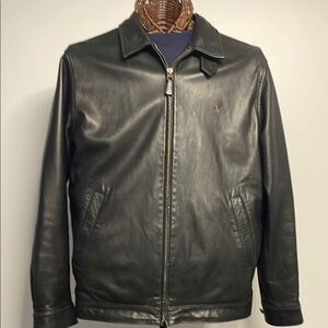 Polo by Ralph Lauren Leather Jacket in Classic Back!
